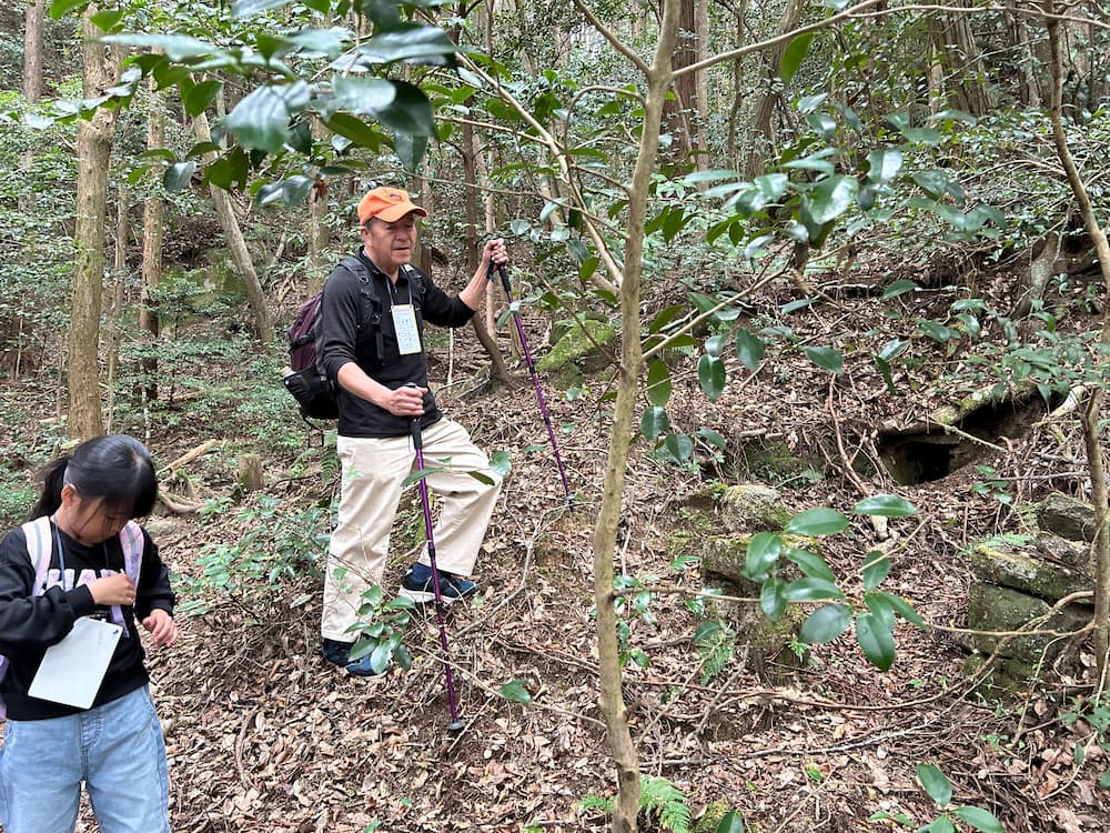 山登り体験の様子2